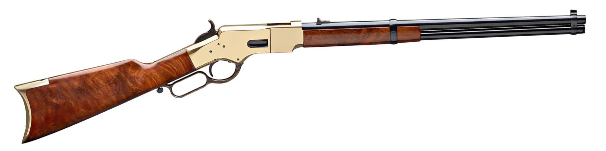 A standard, non engraved version of the original "flat receiver" Uberti 1866 rifle will also be available