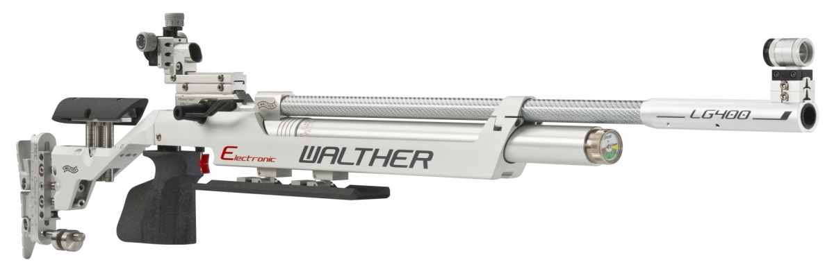 The Walther LG400-E Electronic - with electronic trigger - is one of the most advanced air rifles in the market