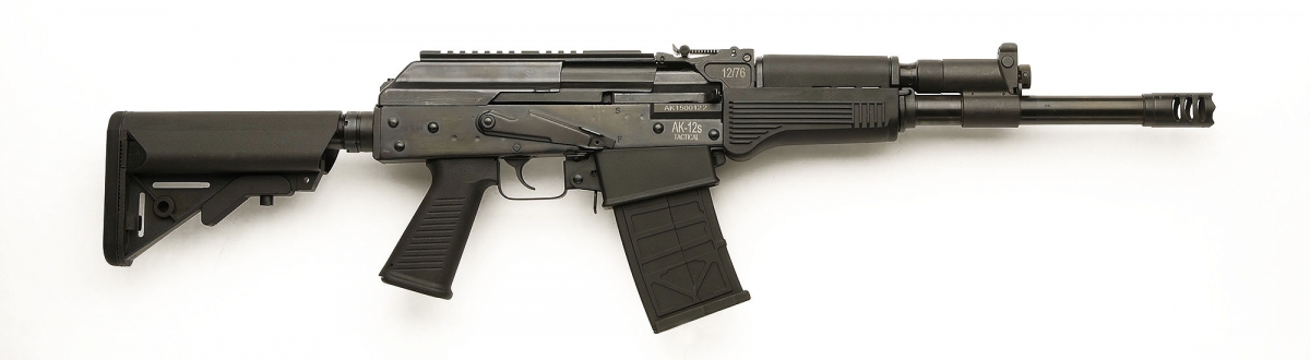 Right side view of the AK-12s Tactical shotgun