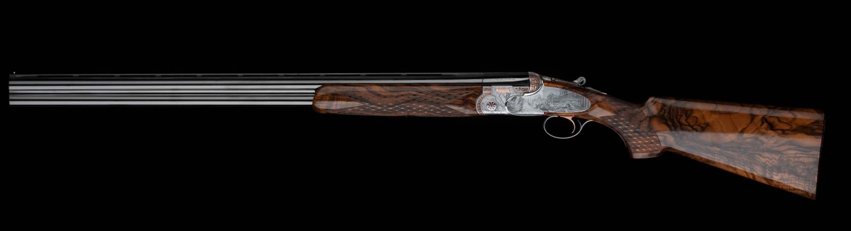 Beretta SO Sparviere Marco Polo over-under shotgun – left side