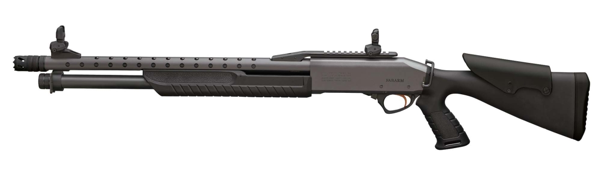 FABARM SDASS Pro Forces Stage 2 12-gauge pump-action shotgun – left side