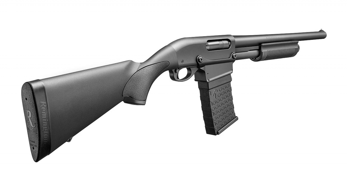 Remington introduces the 870 DM line of pump-action shotguns: the legendary Model 870 will now feed through detachable magazines!