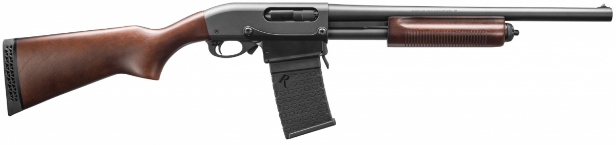 No, non state sognando e non è Photoshoppata: il Remington 870 sarà presto disponibile in versione con caricatore prismatico amovibile