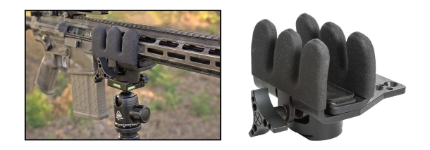 The Reaper Grip Direct Mount, mounted on a ball-head