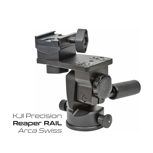KJI Reaper Grip e Reaper Rail: due teste per treppiedi da tiro KJI Reaper Rail Arca Swiss