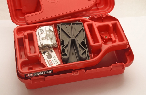 The internal tray can be used as a cleaning/maintenance or shooting rest