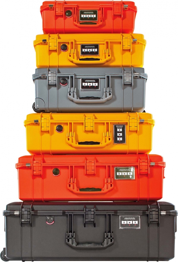  Le valigie Peli Air sono disponibili in differenti misure e colori