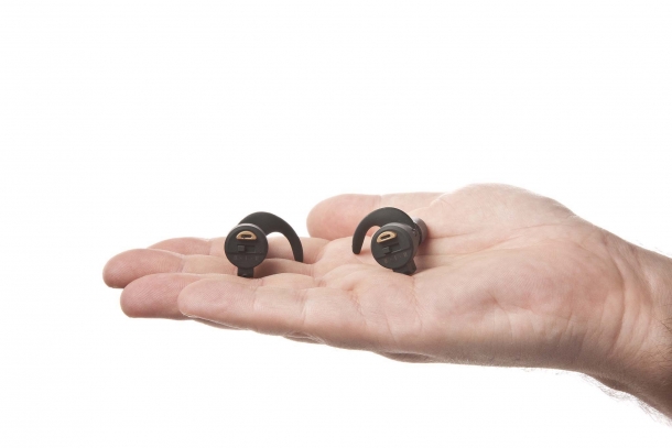 The Pro Ears Stealth Elite electronic ear buds weigh in at just 28 grams (0.98 oz.) each, striking an incredible balance between comfort, features and performance that was seldom, if ever, found before in commercial-grade hearing protection products of this size and tier: a perfect match for hunters, shooters, workers, and other sports enthusiasts!