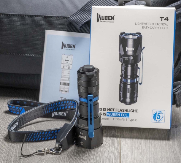 Wuben T4 Portable Tactical Flashlight