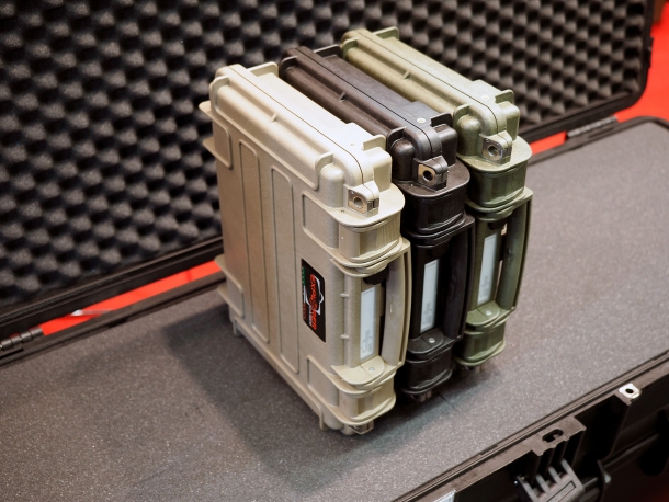 The Explorer Cases 3005 pistol cases are stackable for transport