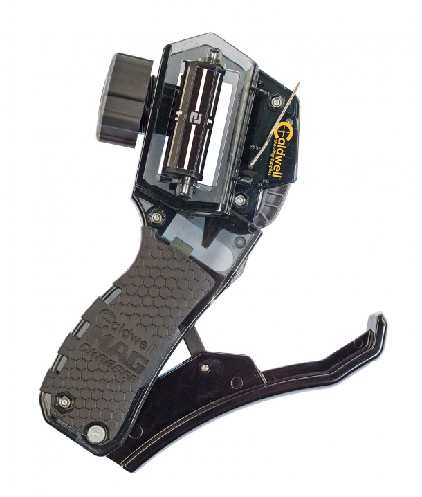 Caldwell's Mag Charger Universal Pistol Loader makes it twice as fast and easy to fill up a handgun magazine