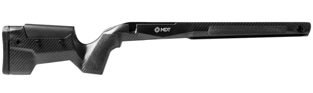 MDT CRBN drop-in carbon stock for hunting and precision rifles MDT CRBN stock, black version