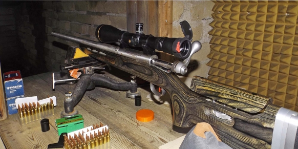 Le prove sono state effettuate utilizzando una carabina SAVAGE 12 F-TR Target in calibro .223 Remington