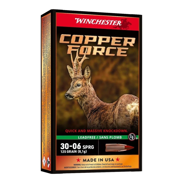 Winchester Copper Force, new lead-free hunting ammunition Winchester Copper Force, new lead-free hunting ammunition