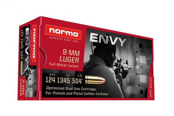 Munizioni Norma ENVY calibro 9mm da carabina