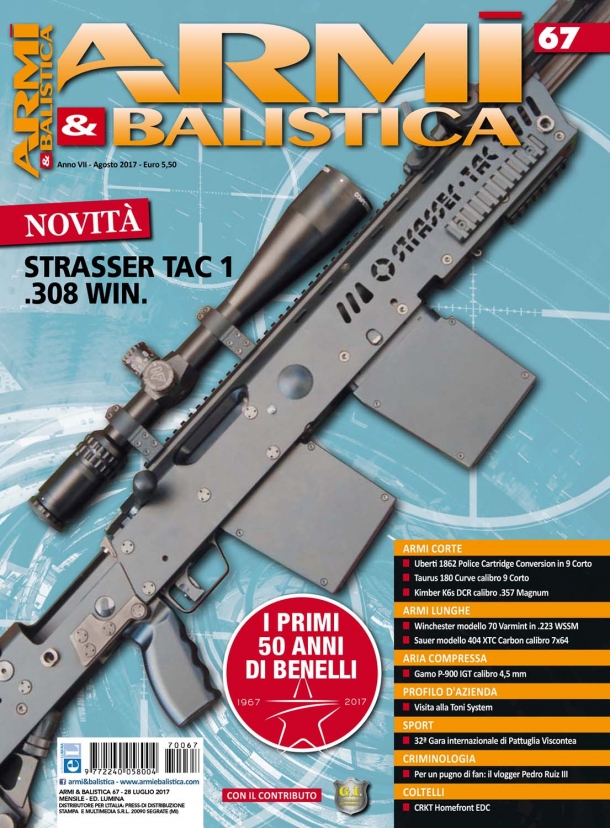 Armi & Balistica: è in edicola il numero di agosto 2017