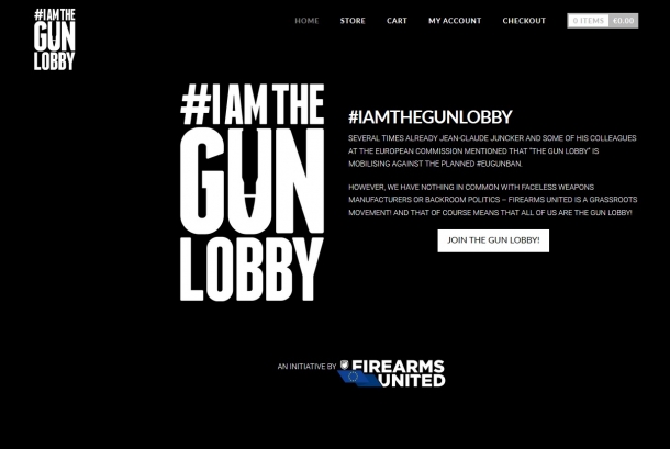 An E-Shop for Firearms United's merchandise is now up and running: #iamthegunlobby!