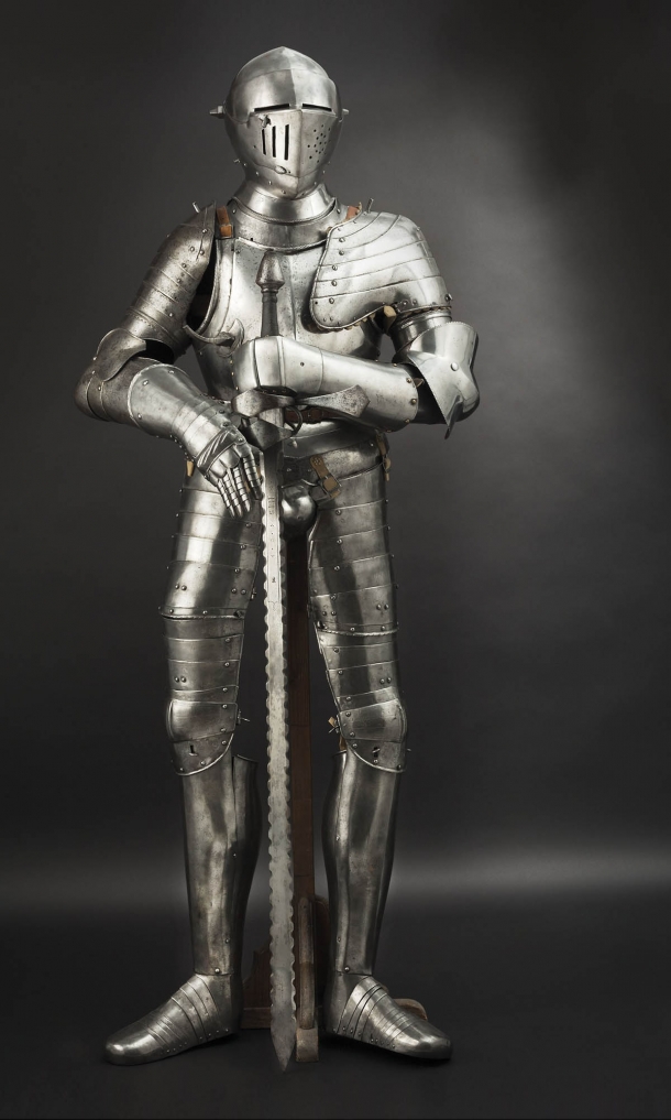 German composite full armour, Augsburg type, 2nd half of the 16th century