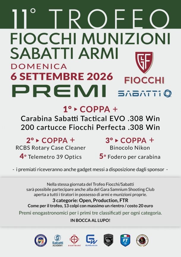 Trofeo Fiocchi-Sabatti 2026