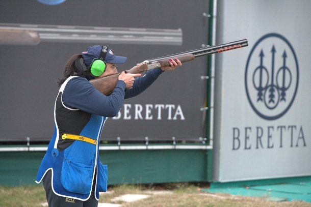 Diana Bacosi (ITA), gold medal in Mixed Team Skeet