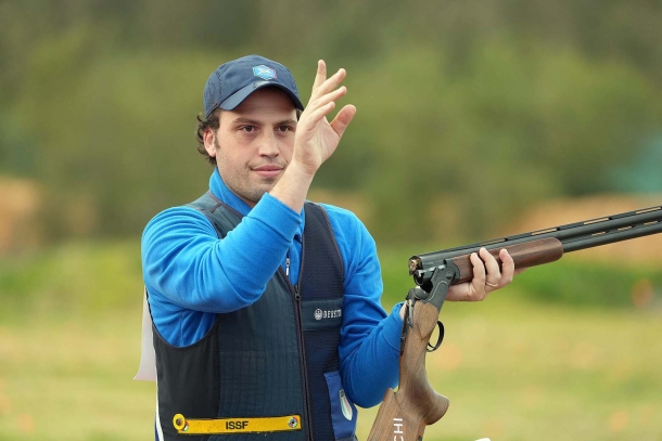 Tammaro Cassandro, si è purtroppo classificato quarto nella finale Skeet Maschile