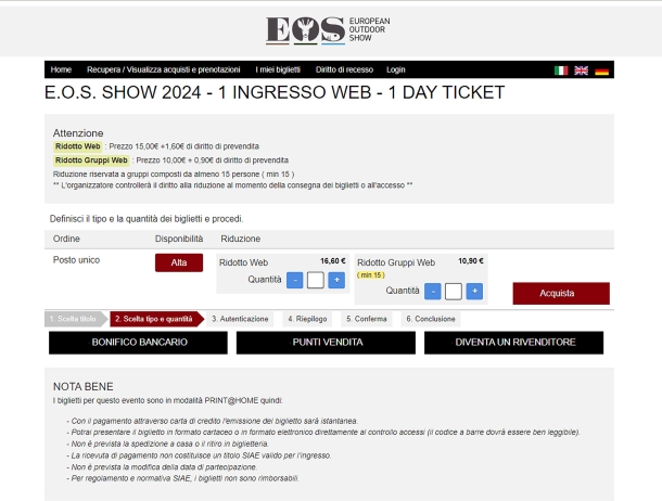 Black Friday anche per i biglietti di EOS Show 2024 
