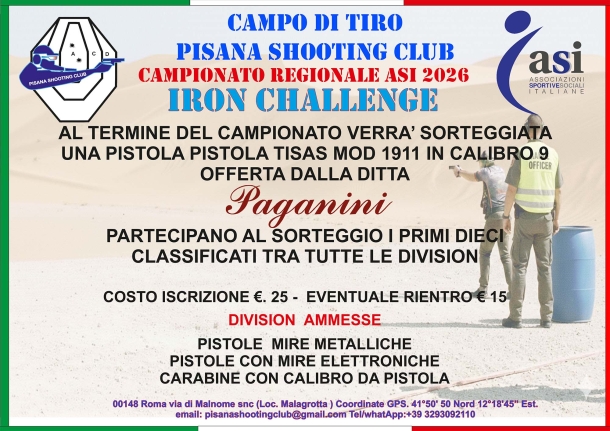 Trofeo Iron Challenge 2026 a Roma
