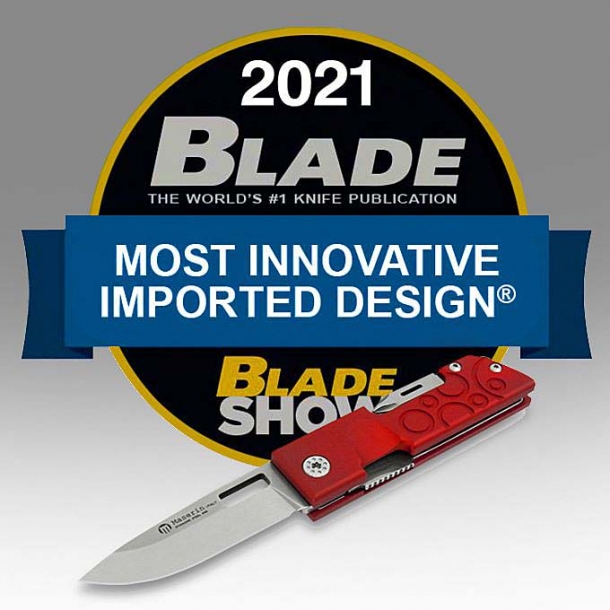 The Maserin D-DUT knife won the 2021 Blade award as the most innovative imported design of the year