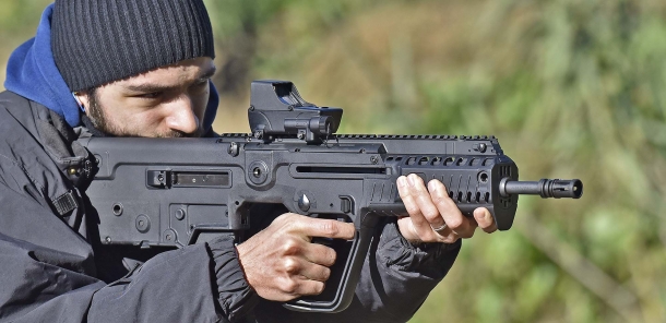 The Tru-Dot RDS mounted on a IWI Tavor X95