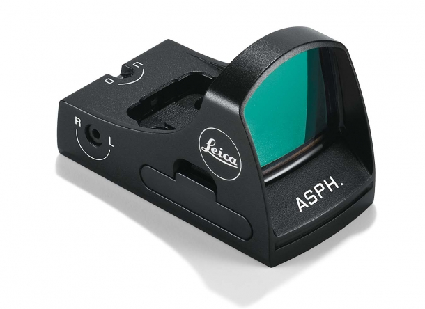 Leica's first red dot sight, the Tempus ASPH, was launched at the 2018 edition of the IWA expo in Nuremberg (Germany)