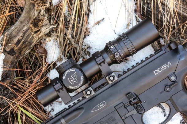 The new Nightforce ATACR 1-8x24 F riflescope