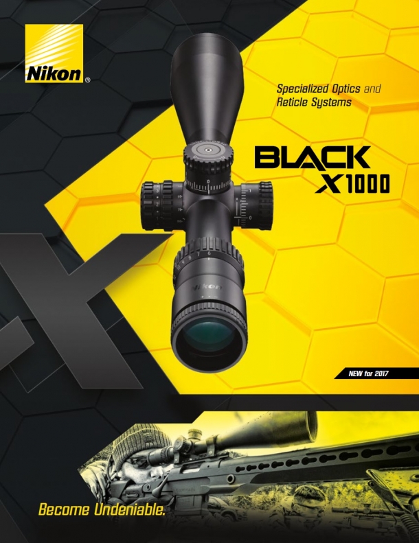 The BLACK series of riflescopes is Nikon's new product line for 2017