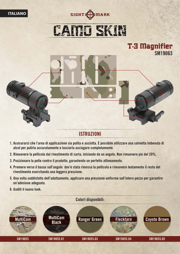 Sightmark Camo Skins: protezione e stile per le ottiche Sightmark Camo Skins: protezione e stile per le ottiche