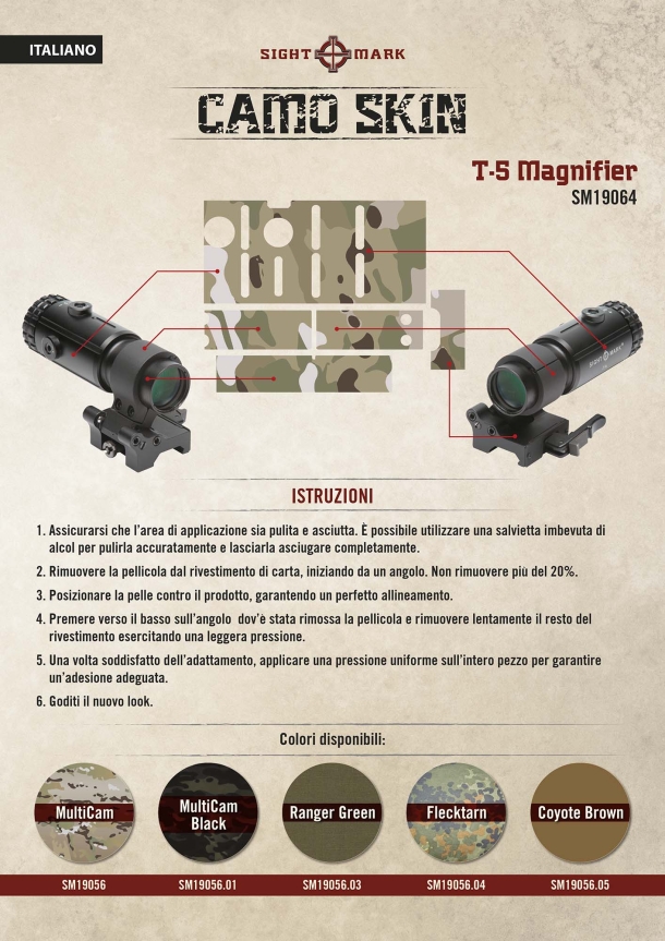 Sightmark Camo Skins: protezione e stile per le ottiche Sightmark Camo Skins: protezione e stile per le ottiche