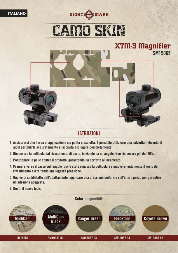 Sightmark Camo Skins: protezione e stile per le ottiche Sightmark Camo Skins: protezione e stile per le ottiche