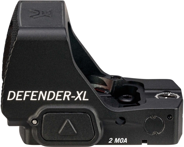 Vortex Optics Defender-XL 2 MOA micro red dot sight – left side
