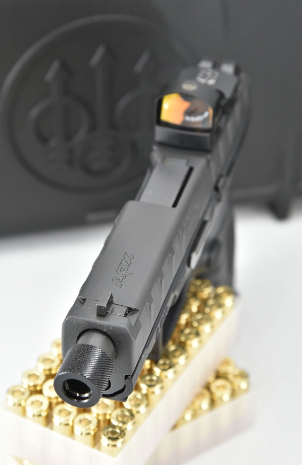 La Beretta APX Combat è disponibile in Italia nei calibri 9x21 IMI e .40 Smith & Wesson