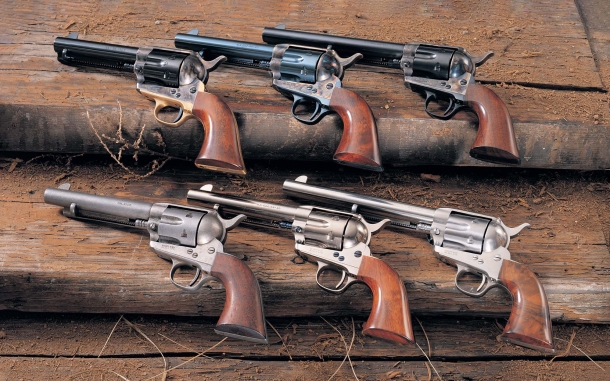 Uberti Colt 1873 SAA replicas with different finishes