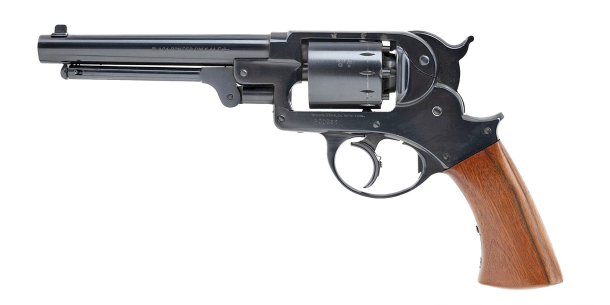 Starr 1858 revolver replica from Pietta - left side