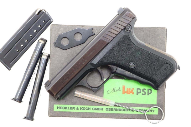 L'arma da cui è nato il mito della Heckler & Koch P7: l'originale PSP, presentata alle forze di Polizia tedesche inizialmente nel 1976