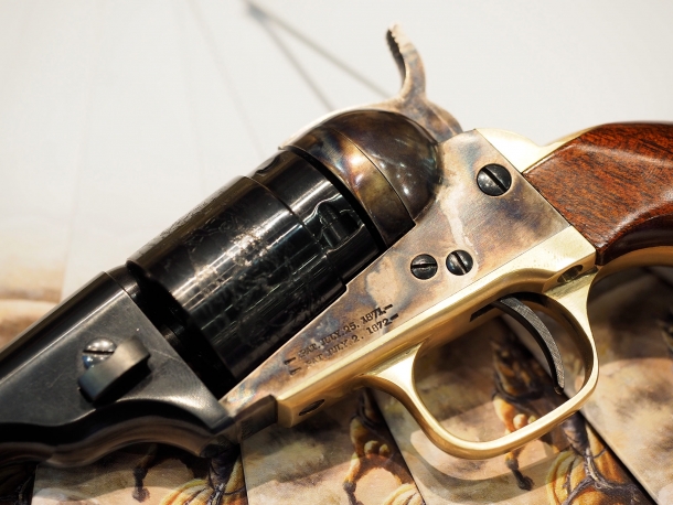 Uberti 1862 Police Conversion, primo piano del revolver