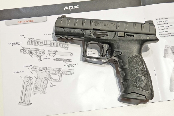 La pistola Beretta APX, la nuova "ammiraglia" di casa Beretta