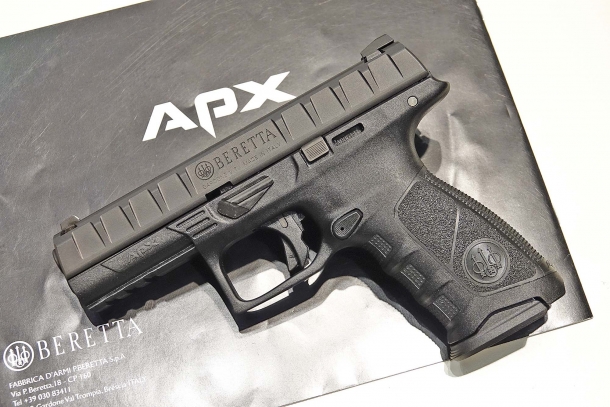 The left side of the new Beretta APX pistol