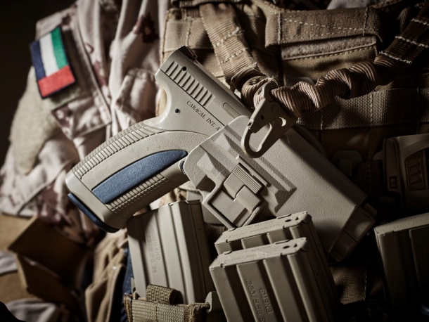 Upgraded versions of the Caracal F pistol will be sent prioritarily to those customers affected by the product recall in 2013