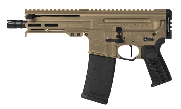CMMG Dissent semi-automatic pistol, 5.56mm/.300BLK model – left side