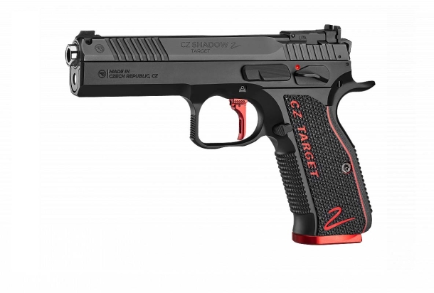 CZ Shadow 2 Target, nuova pistola per il tiro a segno di precisione Pistola CZ Shadow 2 Target calibro 9mm Parabellum – canna da 5", lato sinistro