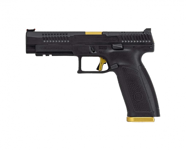 CZ P-10F Competition-Ready 9mm semi-automatic pistol – left side