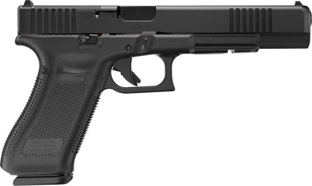 Pistola semi-automatica Glock 17L Gen5 MOS calibro 9x19mm Parabellum – lato destro