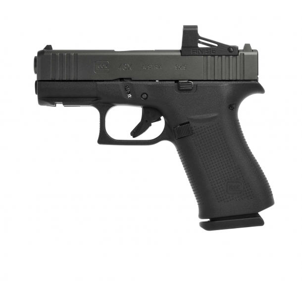 Pistola Glock 43X MOS, lato sinistro