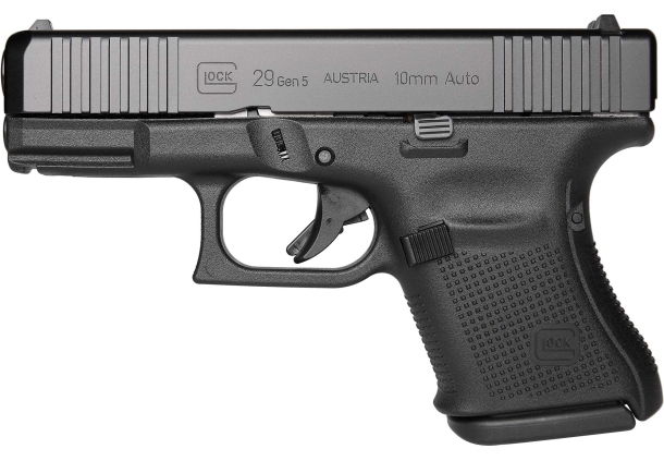 Glock 29 Gen.5 10mm Auto pistol – left side
